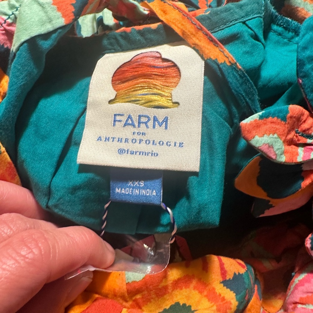 Farm Rio x Anthropologie Tropical Pleated Midi Dress - Picture 10 of 15